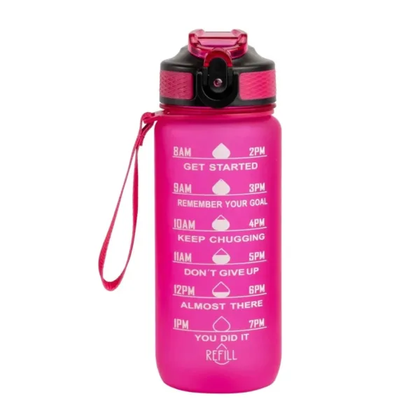 Hollywood Motivational Bottle 600ml - Pink