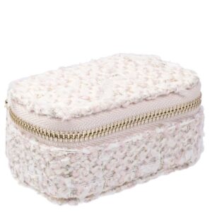 DARK Tweed Jewellery Box Micro Pale Rose