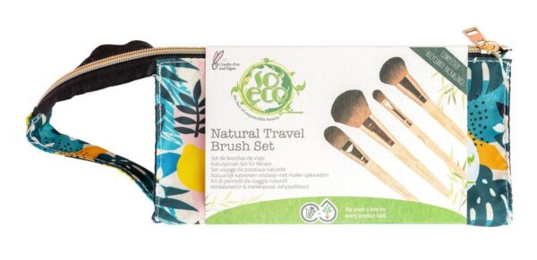 So Eco Natural Travel Brush Set