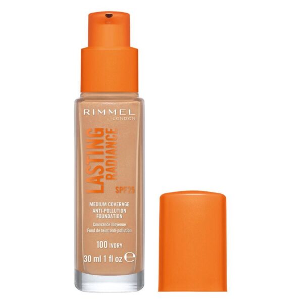 Rimmel London Lasting Radiance Foundation #100 Ivory 30ml