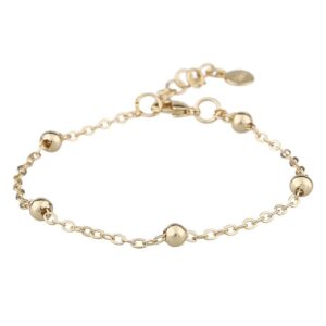 Snö Of Sweden Exibit Chain Bracelet Plain Gold 16cm