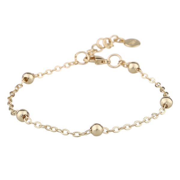 Snö Of Sweden Exibit Chain Bracelet Plain Gold 16cm