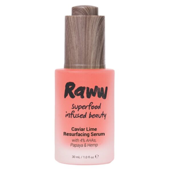 RAWW Cosmetics Caviar Lime AHA Resurfacing Serum 30ml