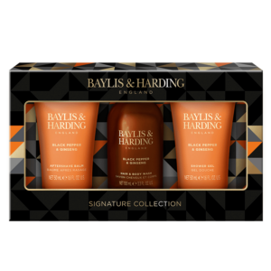 Baylis & Harding Men&apos;s Black Pepper & Ginseng Face & Body Set