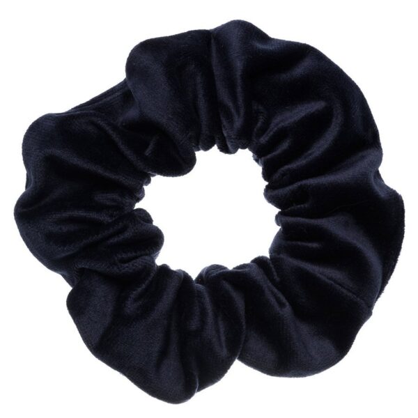 DARK Velvet Scrunchie Navy Blue