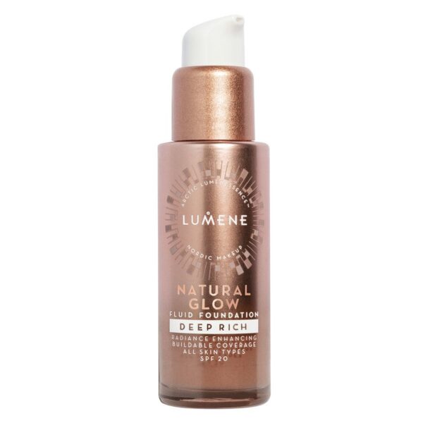 Lumene Natural Glow Fluid Foundation SPF 20 30 ml - Deep Rich