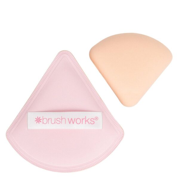 Brushworks Triangular Pillow Puff Duo