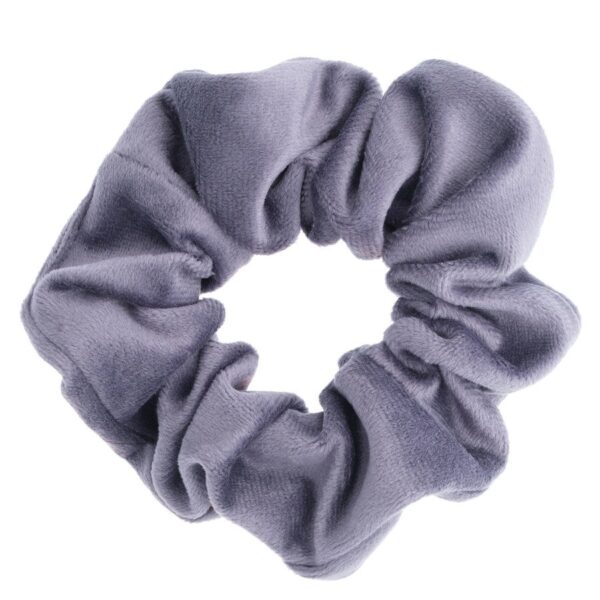 DARK Velvet Scrunchie Grisalle Blue