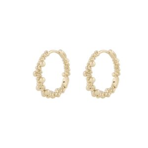 Snö Of Sweden Lise Ring Earring Plain Gold Onesize