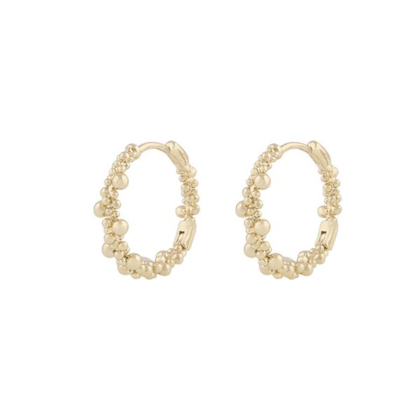 Snö Of Sweden Lise Ring Earring Plain Gold Onesize