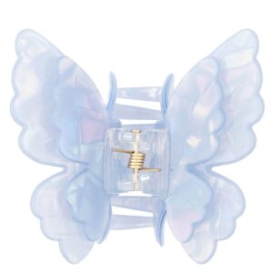 DARK Butterfly Hair Claw Light Blue