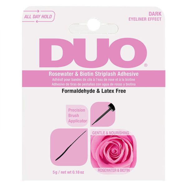 Duo Biotin Rose Striplash Adhesive Dark 5g