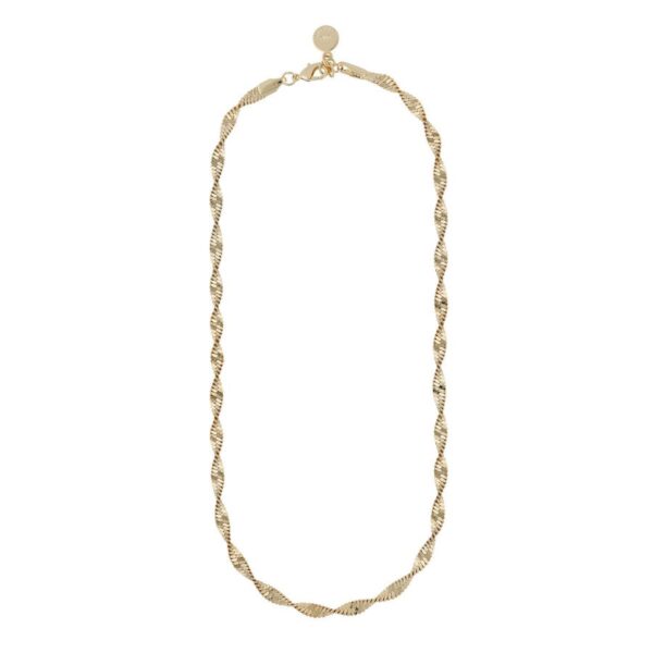 SNÖ of Sweden Lisbon Big Necklace Plain Gold 45cm