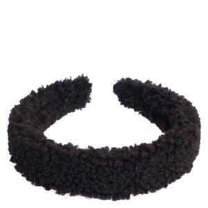 DARK Teddy Hairband Broad Black