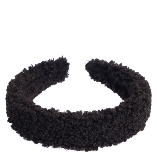 DARK Teddy Hairband Broad Black