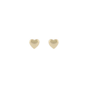 Snö Of Sweden Brooklyn Heart Earring Plain Gold Onesize