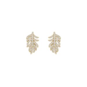 Snö Of Sweden North Big Earrings Gold/Clear 14