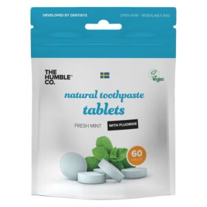 The Humble Co Dental Tablets With Fluoride 60pcs