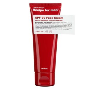 Recipe For Men Facial Moisturizer SPF30 75ml