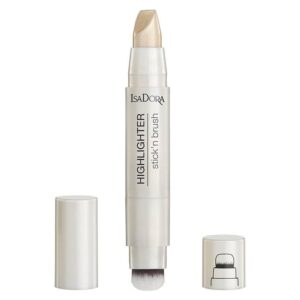 IsaDora Highlighter Stick&apos;n Brush 21 Sparkling Beige 3