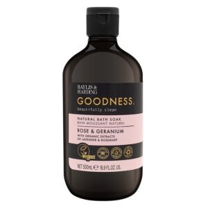 Baylis & Harding Goodness Rose & Geranium Bath Soak 500ml