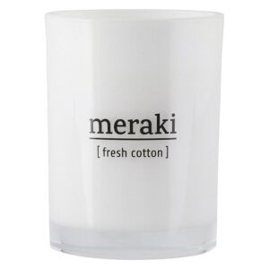 Meraki Scented Candle Fresh Cotton 220g