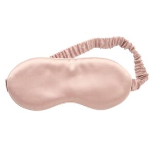 Lenoites Mulberry Sleep Mask With Pouch Pink