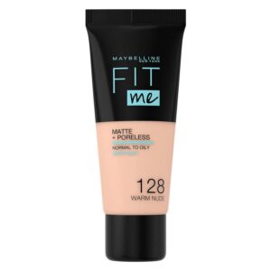 Maybelline Fit Me Matte + Poreless Foundation 128 Warm Nude 30ml