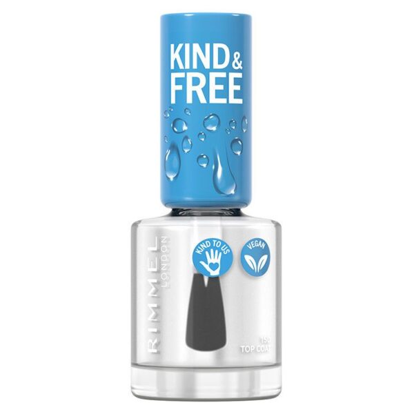 Rimmel London Kind & Free Nail Polish Lacquer 150 Top Coat 8ml