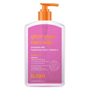 B.Tan Glow Your Own Way Clear Self Tan Gel 473ml