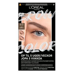 L&apos;Oréal Paris Brow Color Kit Semi-Permanent Eyebrow Color 6.0 Lig