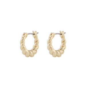 Snö Of Sweden Lydia Ring Earring Plain Gold 15mm