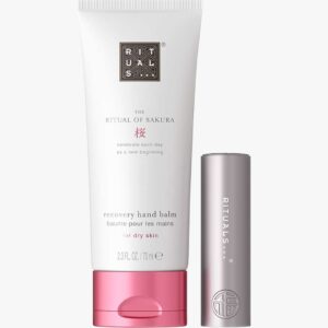 The Ritual of Sakura 24H SOS Rescue Hand & Lips Balm Duo