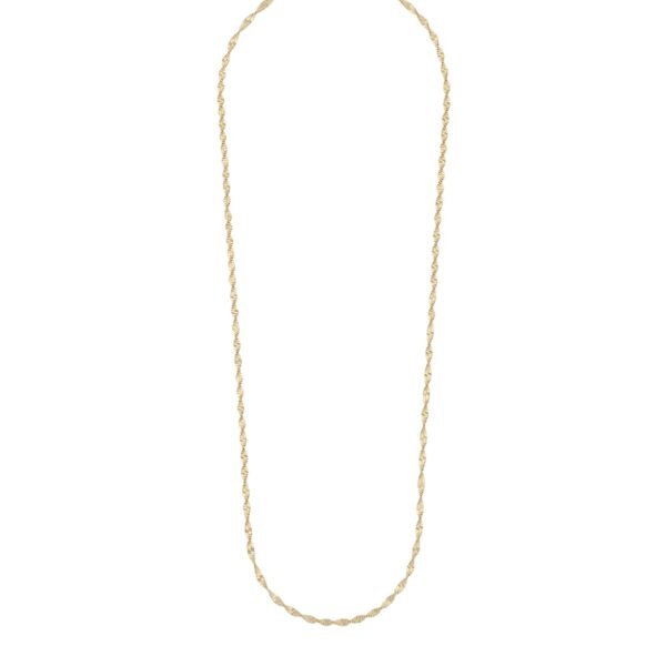 Snö Of Sweden Lisbon Necklace Plain Gold 45cm