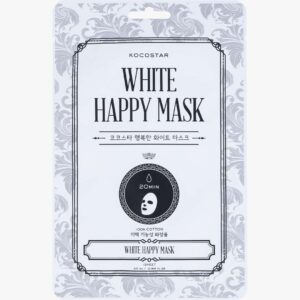 White Happy Mask 1 stk