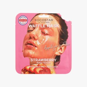 Waffle Mask Strawberry 1 stk