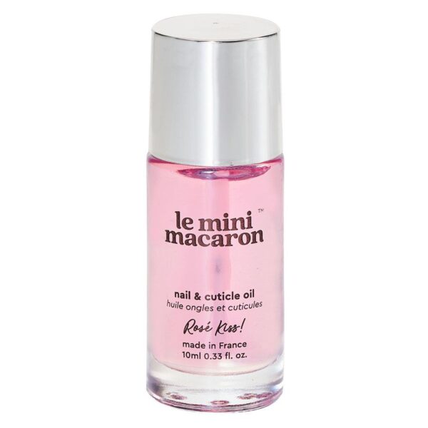 Le Mini Macaron Rosé Kiss Nail & Cuticle Oil 10ml