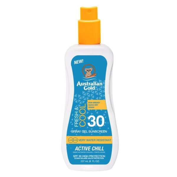 Australian Gold SPF30 Spray Gel Fresh & Cool 237ml