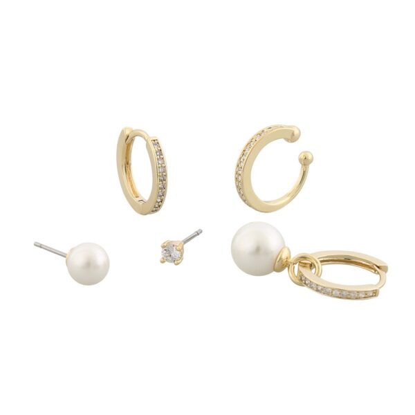 Snö Of Sweden New York Pearl Set Gold/White