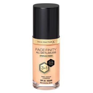 Max Factor Facefinity All Day Flawless 3-In-1 Foundation #W33 Cry