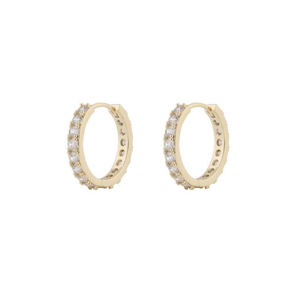 Snö Of Sweden Ellie Stone Ring Earring Gold/Clear