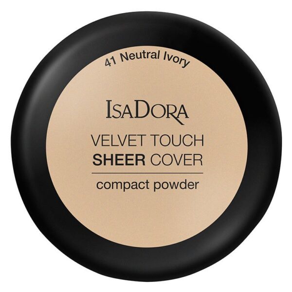 IsaDora Velvet Touch Sheer Cover Compact Powder 41 Neutral Ivory