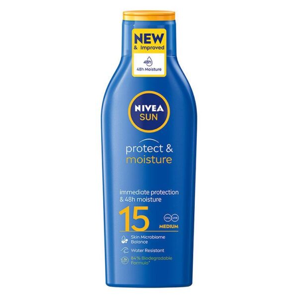 NIVEA Sun Protect & Moisture Lotion SPF15 200ml