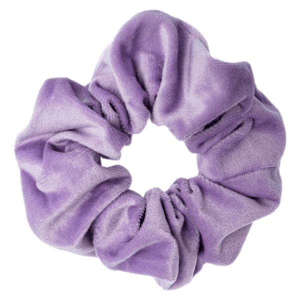 DARK Velvet Scrunchie Lavendel