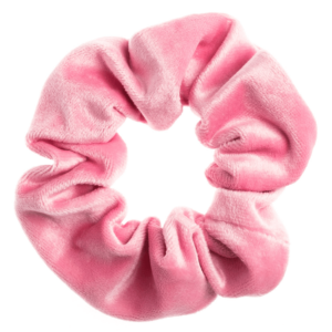 DARK Velvet Scrunchie Pale Pink