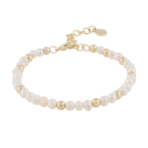 Snö Of Sweden Julie Small Bracelet Gold/White