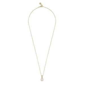 Snö Of Sweden Lydia Pearl Pendant Necklace Gold/White 50cm