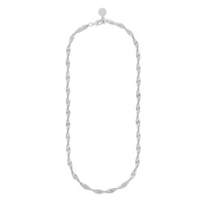 SNÖ of Sweden Lisbon Big Necklace Plain SIlver 45cm