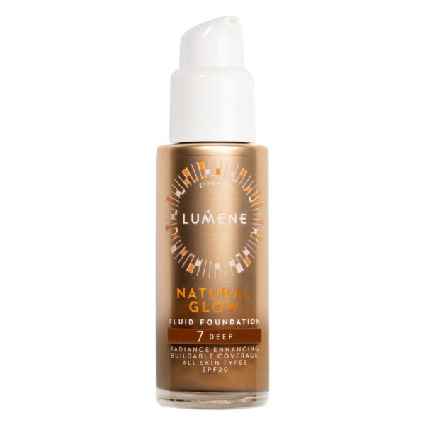 Lumene Natural Glow Fluid Foundation SPF20 7 Deep 30ml