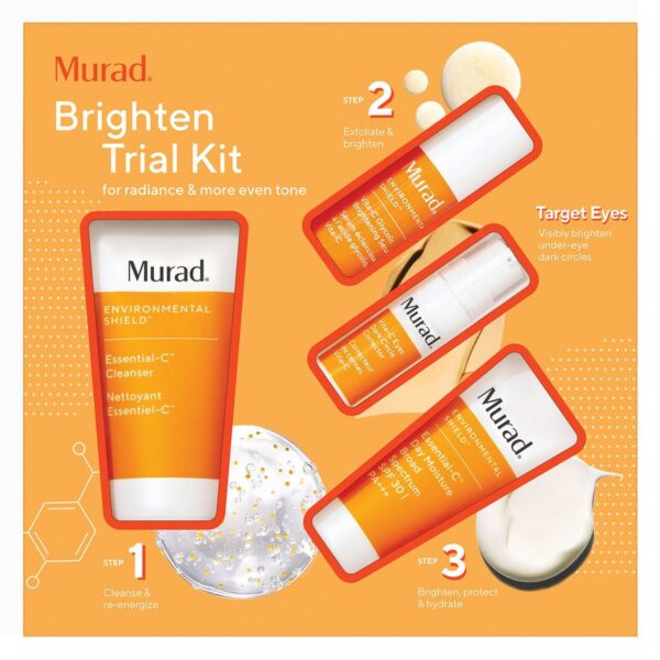 Murad Environmental Shield Brighten Trial Kit 4pcs